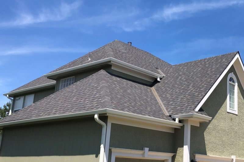 Roof installation in progress